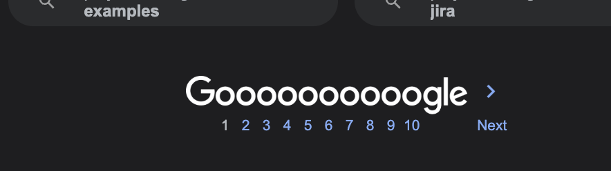 Google Pagination